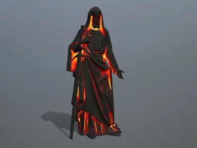 statue    Low-poly 3D model