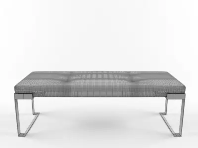 bed seat - bench 3D model