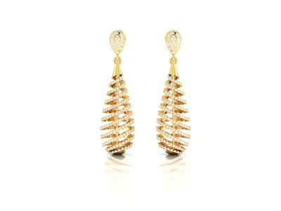 Women earrings 3D print model