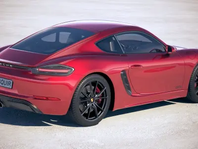 Porsche 718 Cayman GTS 2018 3D model