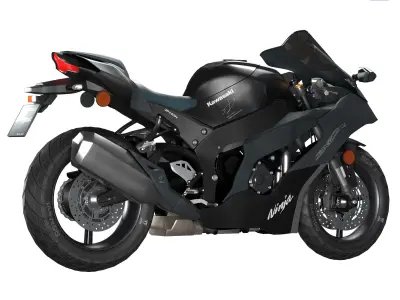 kawazaki ninja zx 10r 3D model