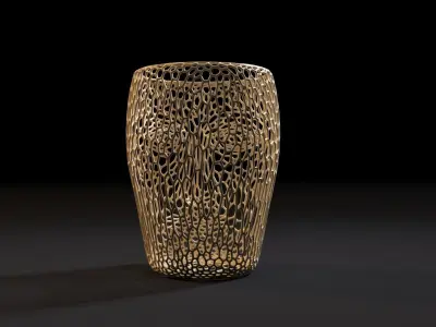 Vase face 3D print model