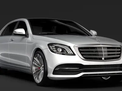 Mercedes Benz S 560 Lang 4MATIC V222 2018 3D model