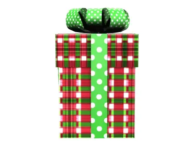 Gift Box V2 Low-poly 3D model