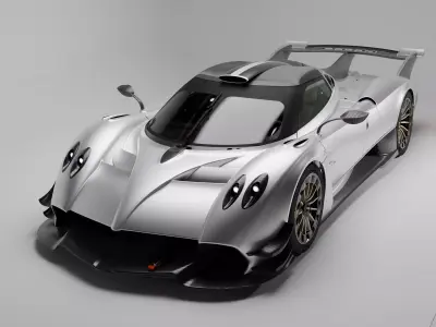 Pagani Huayra R Evo Roadster   Low-poly 3D model