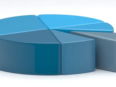 Pie Chart 01 3D model