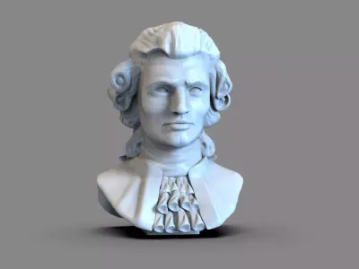 Mozart Bust 3D print model