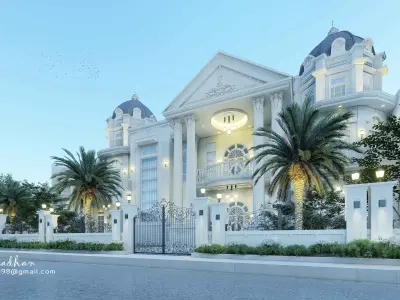 Luxury classic house 3D model