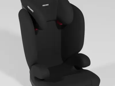 Recaro Monza Evo Seatfix  car seats collection for infant S Low-poly 3D model