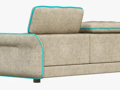 Hasta Sacramento sofa 3D model