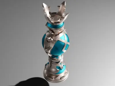 Gnosis of Venti Genshin Impact -- Anemo Gnosis -- 3D Print Ready 3D print model