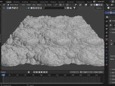 Free Large Animated Ocean - High Poly  Free 3D model