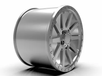 BLACK RHINO MINT GLOSS GRAPHITE WHEEL 3D print model