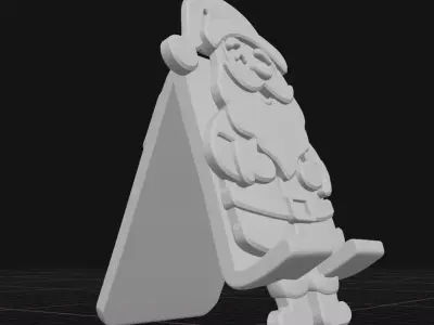 Santa Claus phone stand 3D print model
