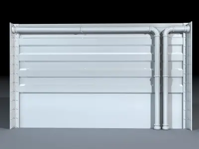 Metal Wall Element 3D model