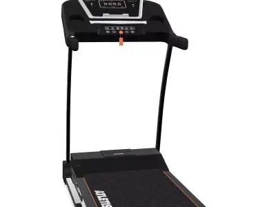 Treadmill model 3D Low-poly 3D model