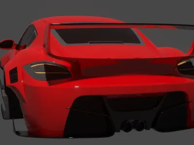 porsche cayman karma bodykit 3D model