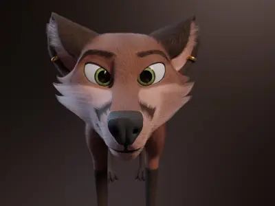 Vidgard Fox 3D model