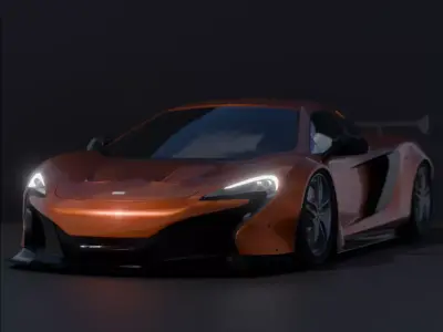 McLaren P1 - MP4-C Liberty Walk 3D model