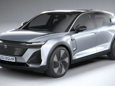 Generic SUV v1 2023 LowPoly 3D model