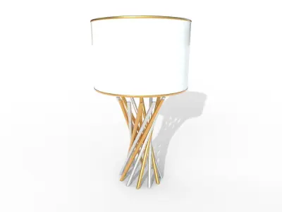 Luxury Lamp Low-poly 3D model