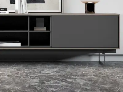 Cabinet Modern TV 3D model