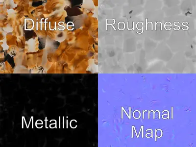 Realistic Ginger Cat Animation model pack Low-poly 3D model