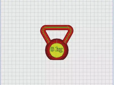 Kettle Bells 8 kg 3D print model