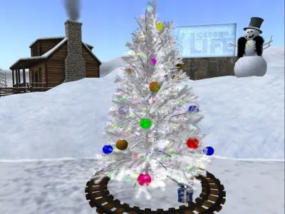  Textured Christmas Tree Low-poly 3D model