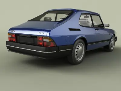 SAAB 900 3D model