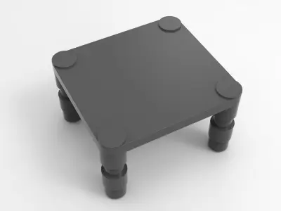 Sky Side Table Low-poly 3D model