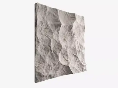 393-RockPanel sandstone wall texture 3D model