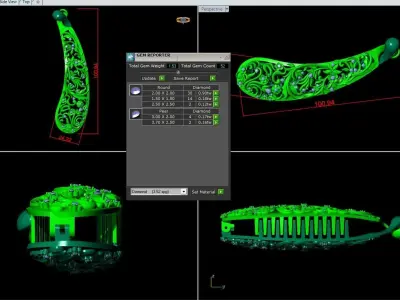 Hair Bracelets 3D print model