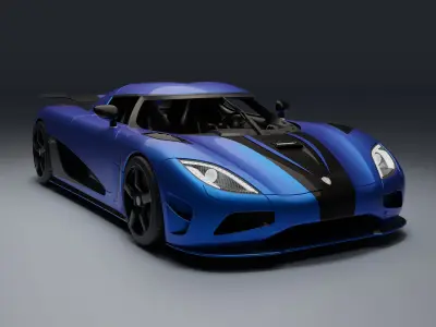 Koenigsegg Agera R Low-poly 3D model