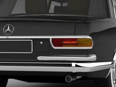 Mercedes 600 W100 Pullman 3D model