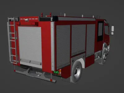 Mercedes Benz Atego 1530 - HLF - Ziegler 3D model