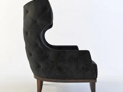 Matis armchair Brabbu armchair 3D model