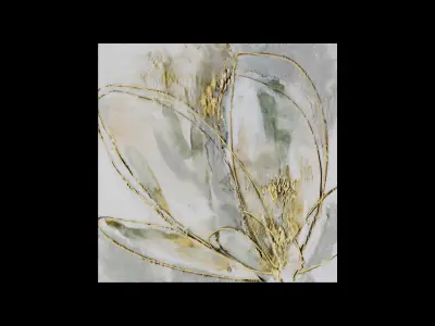 Blooming Gold Canvas 3D model
