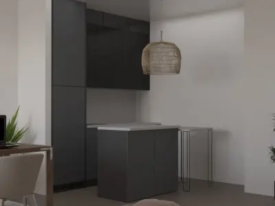 Podcast Studio 3D model