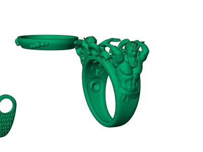 ring poseidon 3D print model