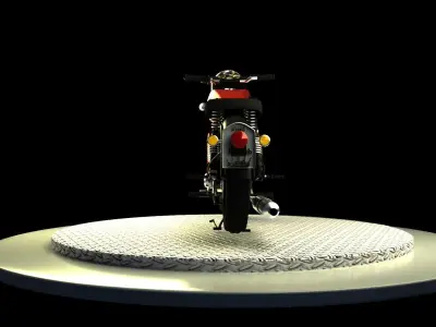 3D Royal Enfield 3D model