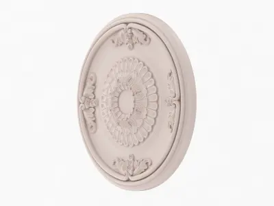 Classic Ceiling Medallion 60 3D model