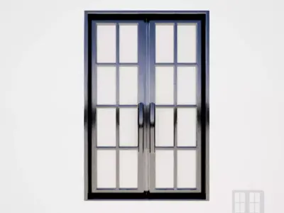 Hinged Doubledoor 03 3D model