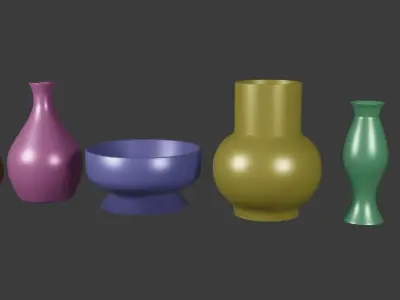 Vase Pack 3D model
