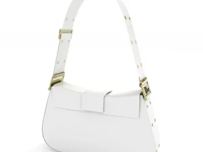 Dior Street Chic bag White Leather 3D model