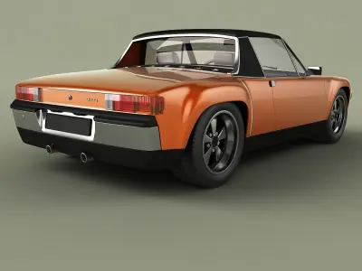 Porsche 914-6 GT 3D model
