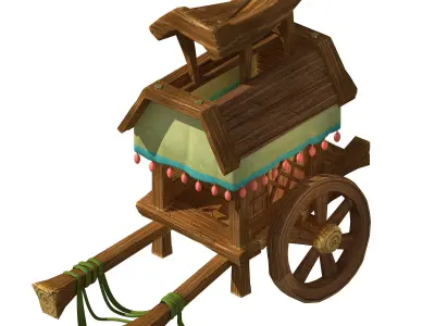Game City - Intermediate Carriage 3D model