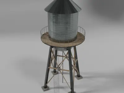 Water tank 3D model