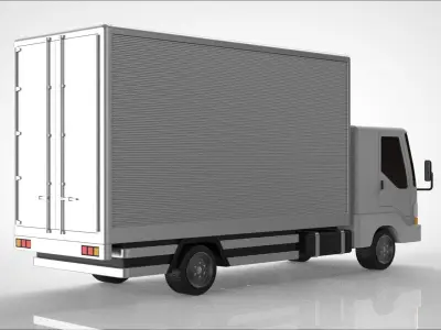 truck delivery 3D model