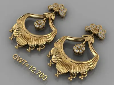 FASION EARING 3D model shop